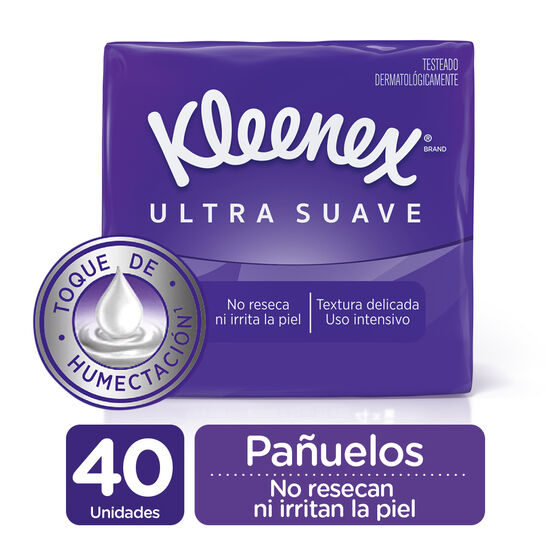 Pañuelo Descartable Kleenex Ultra Suave Paquete x 4 Pañuelos